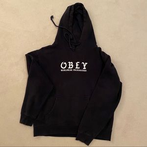 OBEY HOODIE KIDS LARGE